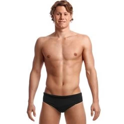 Funky Trunks - Still Black - Mens Classic Briefs
