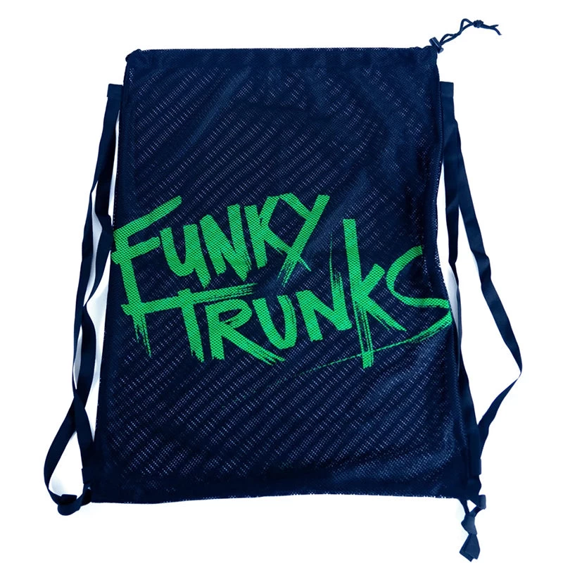 Funky Trunks - Still Black Mesh Bag - Image 2