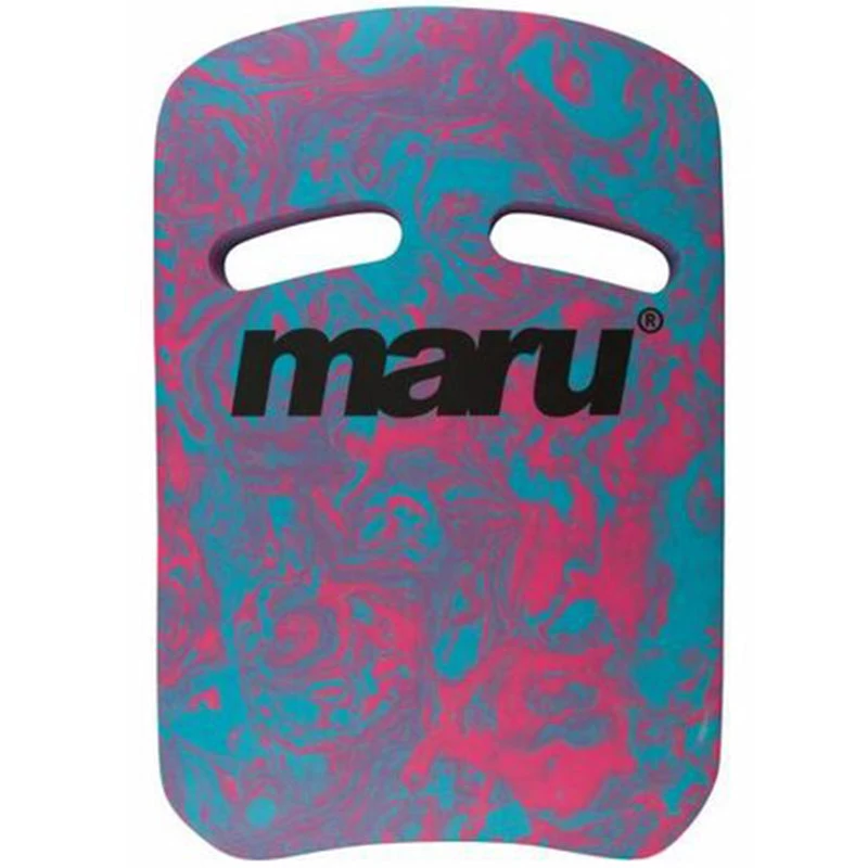 Maru - Swirl Two Grip Fitness Kickboard - Blue/Pink - Image 2