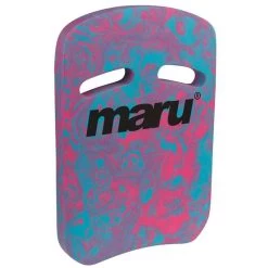 Maru - Swirl Two Grip Fitness Kickboard - Blue/Pink