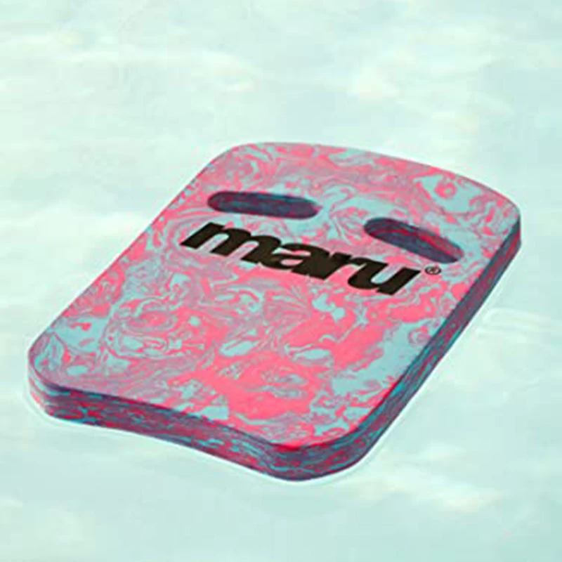 Maru - Swirl Two Grip Fitness Kickboard - Blue/Pink - Image 5