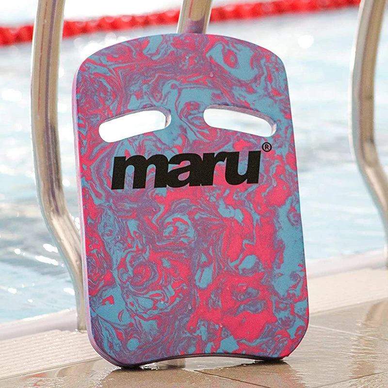 Maru - Swirl Two Grip Fitness Kickboard - Blue/Pink - Image 7