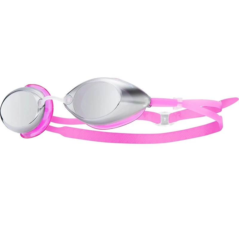 TYR - Tracer Racing Junior Metallized Mirrored Goggles - Titan/Pink