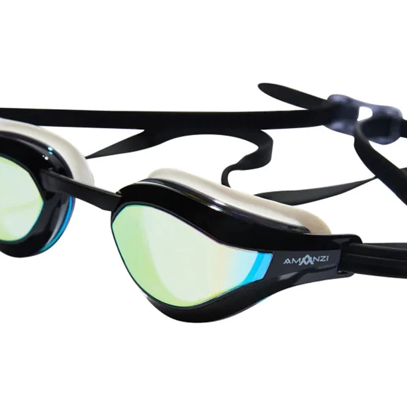 Amanzi - Dominate Prismatic Mirror Goggles - Black/White - Image 2