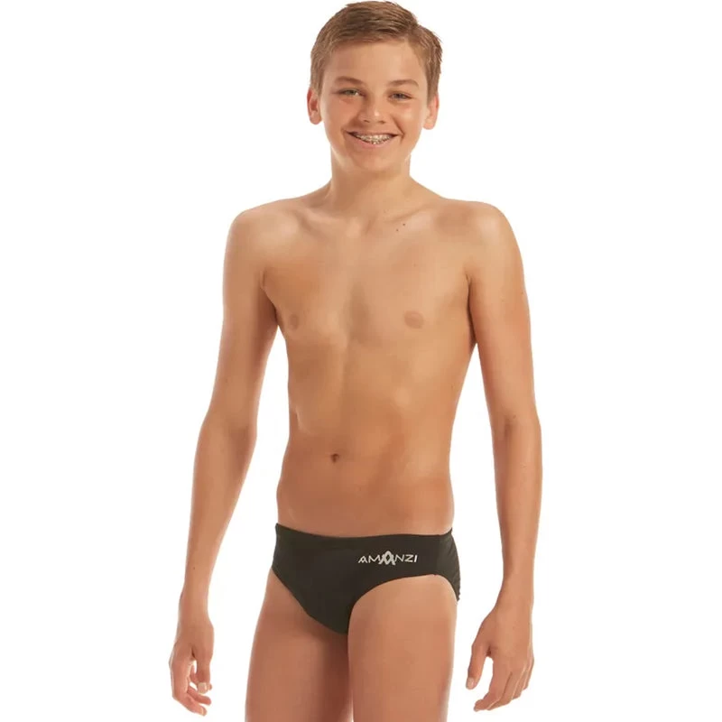 Amanzi - Jet Black Boys Briefs - Image 4