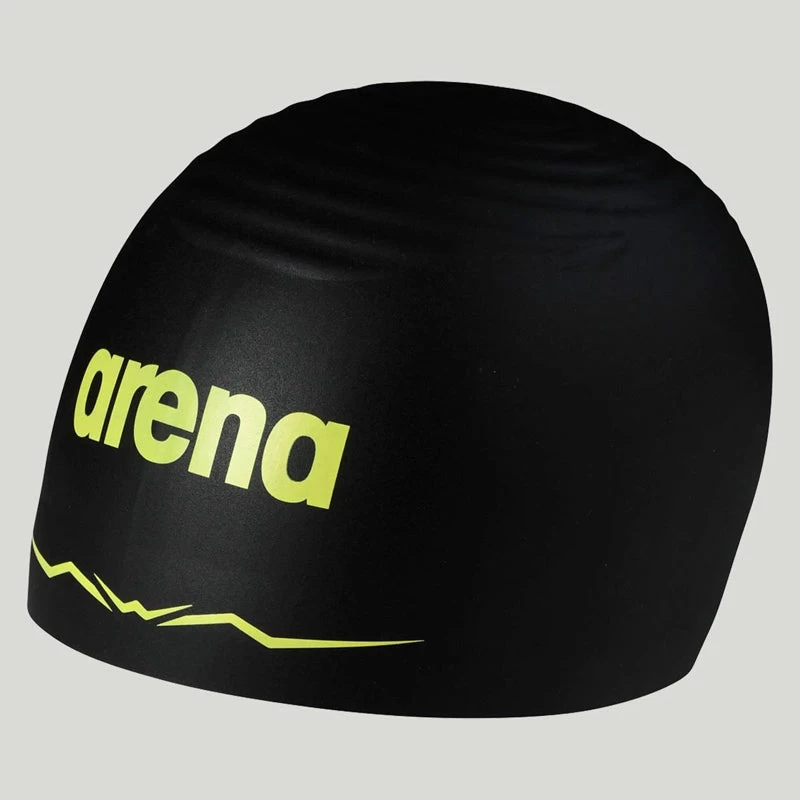 Arena - Aquaforce Wave Swim Cap - Black - Image 4
