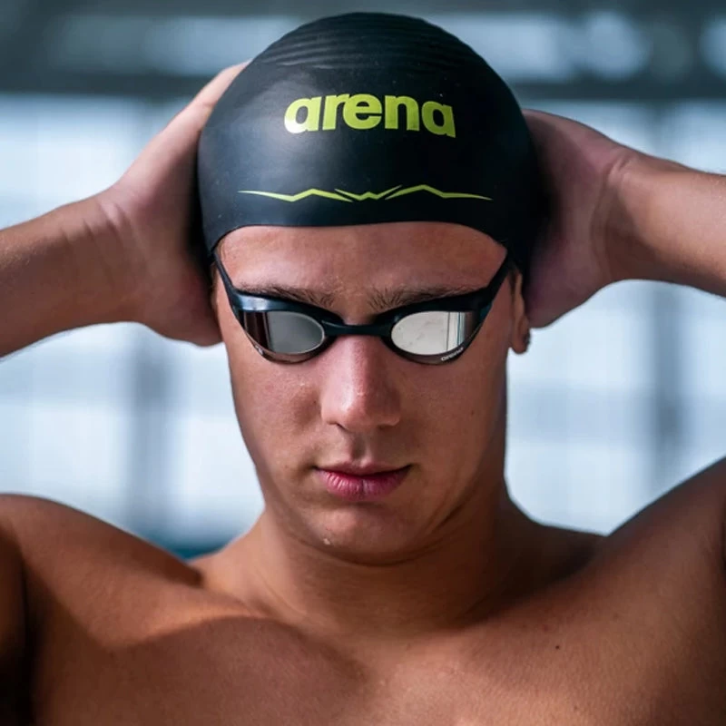 Arena - Aquaforce Wave Swim Cap - Black - Image 5