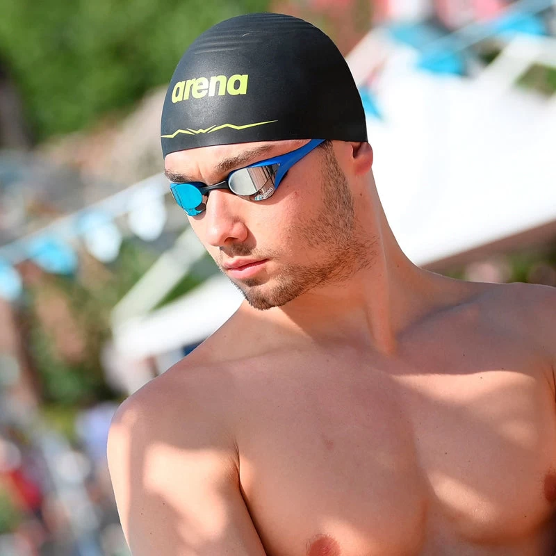 Arena - Aquaforce Wave Swim Cap - Black - Image 6