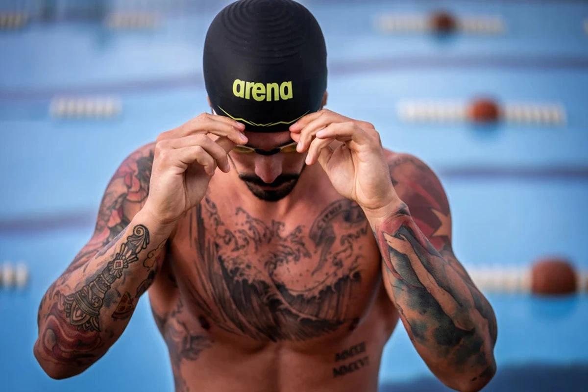 Arena - Aquaforce Wave Swim Cap - Black - Image 7