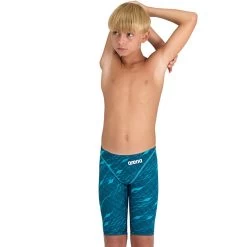Arena - Boys Powerskin ST Next Eco Jammers – Clean/Sea Blue