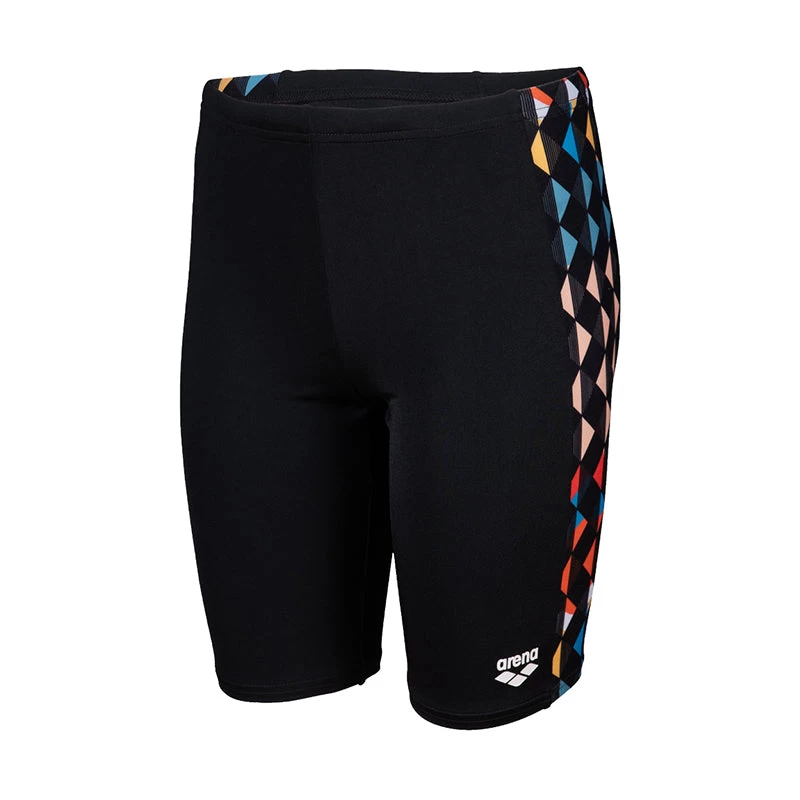 Arena - Carnival Boys' Jammer - Black/Multi - Image 6