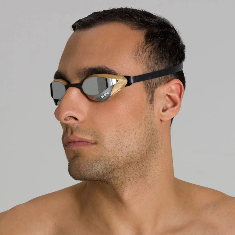 Arena - Cobra Core Swipe Mirror Goggle - Silver/Gold - Image 3