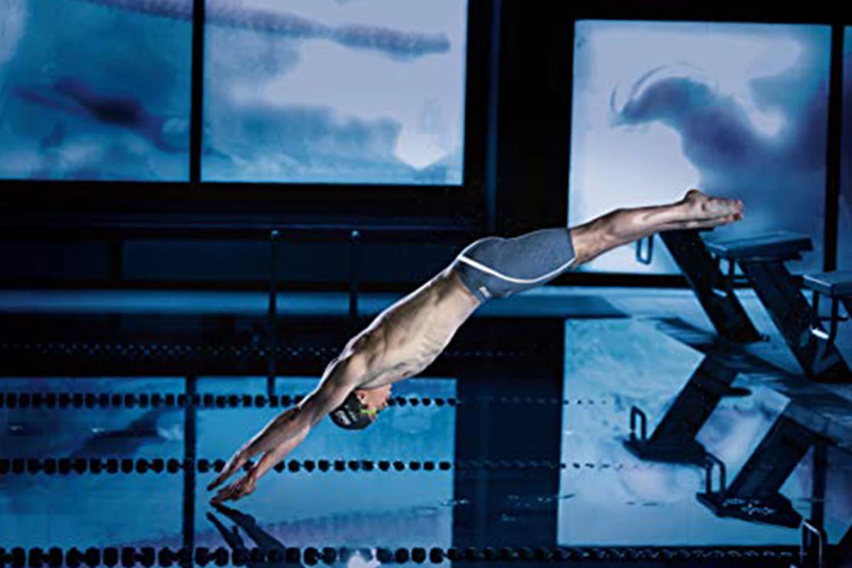 Arena - Powerskin Carbon-Ultra Jammer - Blue/Silver - Image 10