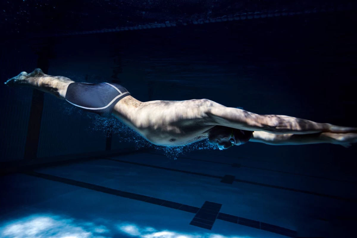 Arena - Powerskin Carbon-Ultra Jammer - Blue/Silver - Image 12