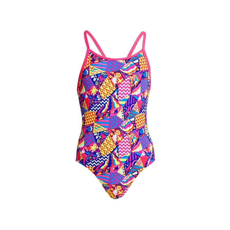 Funkita - Bee Bop - Girls Diamond Back One Piece - Image 2