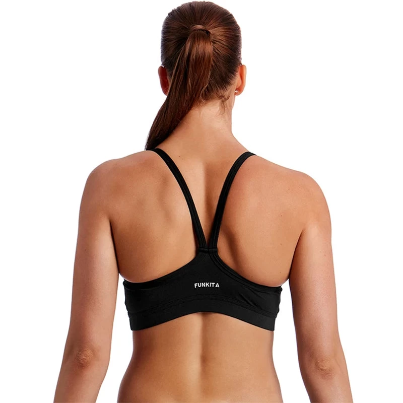 Funkita - Still Black - Ladies Sports Bikini Top - Image 3