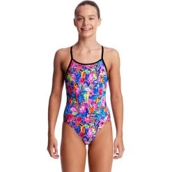 Funkita - Club Tropo - Girls Diamond Back One Piece
