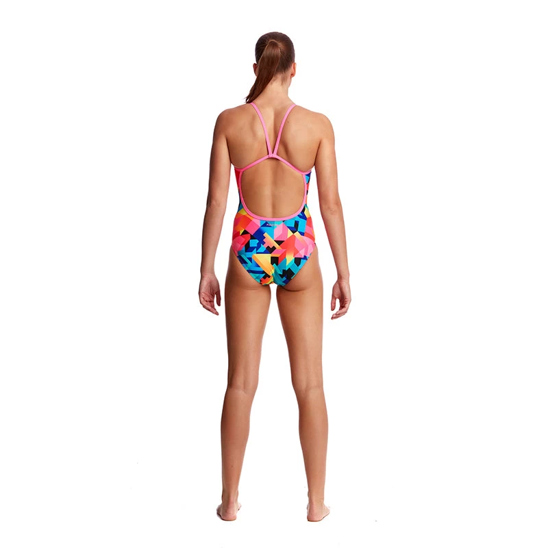 Funkita - Colour Burst - Ladies Single Strap One Piece - Image 3