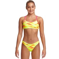 Funkita - Custard Tart - Girls Criss Cross Two Piece