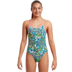 Funkita - Feather Fairy - Girls Twisted One Piece
