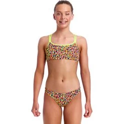 Funkita - Fireworks - Girls Criss Cross Two Piece