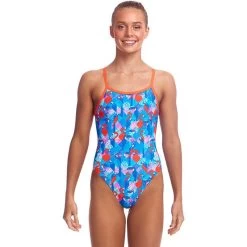Funkita - Flaming Vegas - Girls Single Strap One Piece
