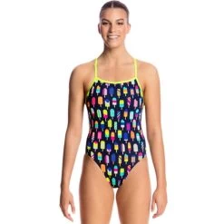 Funkita - Frosty Fruits - Ladies Tie Me Tight One Piece