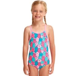 Funkita - Happy Blobs - Toddler Girls Printed One Piece