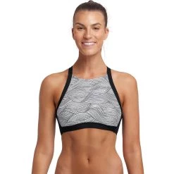 Funkita - Ice Current - Ladies Hi Light Swim Top