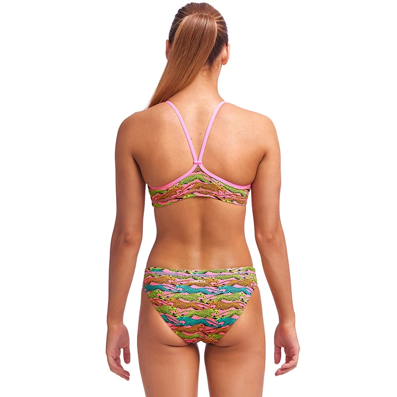 Funkita - Lying Cheet - Girls Eco Racerback Two Piece - Image 3