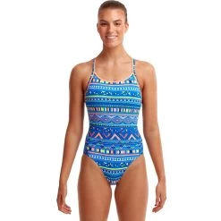 Funkita - My Tribe - Ladies Diamond Back One Piece