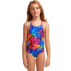 Funkita - Ocean Galaxy - Toddler Girls Printed One Piece