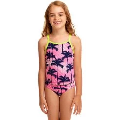 Funkita - Pop Palms - Toddler Girls Swim Steady Tankini & Brief