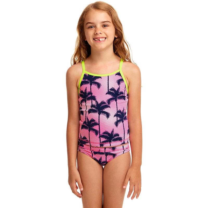 Funkita - Pop Palms - Toddler Girls Swim Steady Tankini & Brief