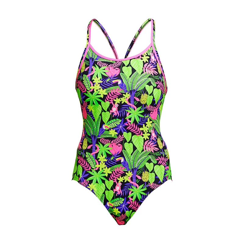 Funkita - Sloth Slumber - Ladies Diamond Back One Piece - Image 2