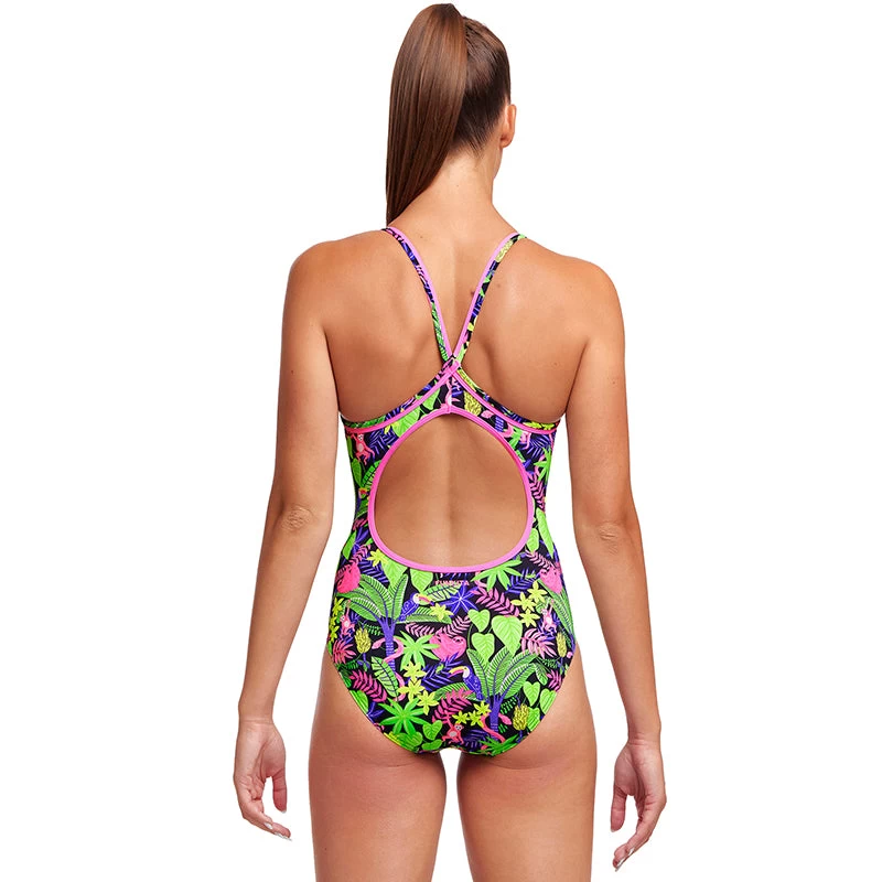 Funkita - Sloth Slumber - Ladies Diamond Back One Piece - Image 3