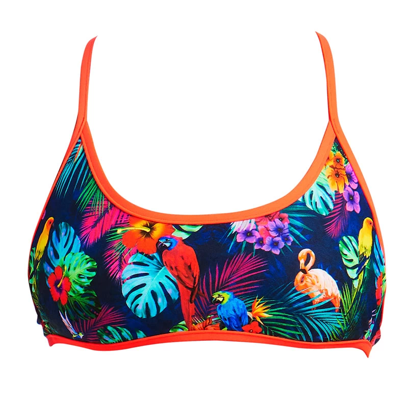 Funkita - Tropic Team - Ladies Cross Back Tie Bikini Top - Image 2