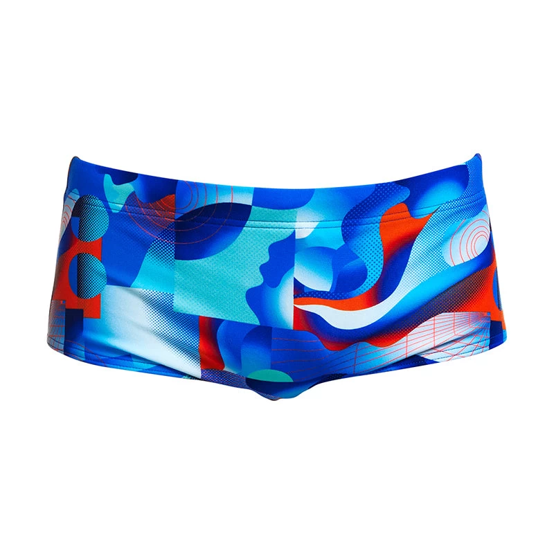 Funky Trunks - Battle Blue - Boys Sidewinder Trunks - Image 2