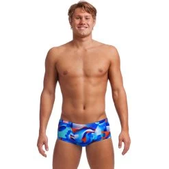 Funky Trunks - Battle Blue - Mens Classic Trunks