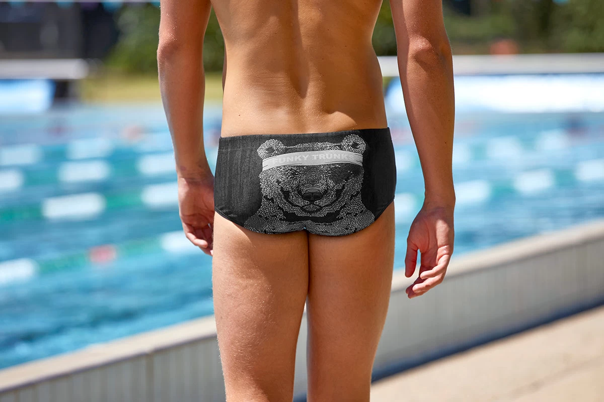 Funky Trunks - Bear Bum - Boys Sidewinder Trunks - Image 5