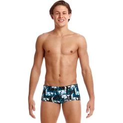 Funky Trunks - Bone Head Mens Plain Front Trunks