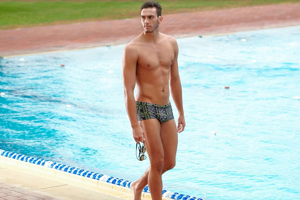 Funky Trunks - Departure Board Mens Plain Front Trunks - Image 5