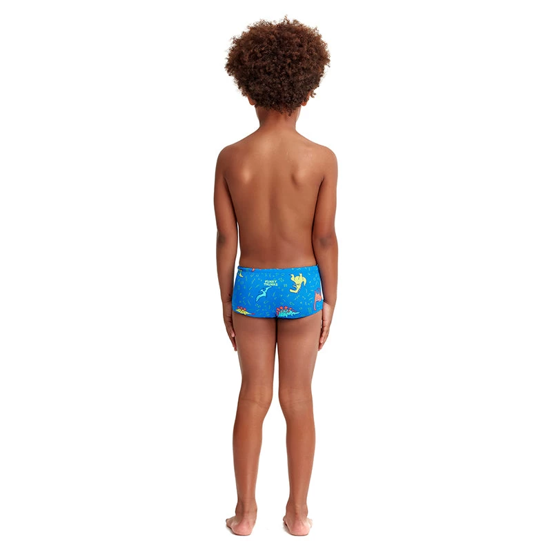 Funky Trunks - Dino Soup - Toddler Boys Printed Trunks - Image 3