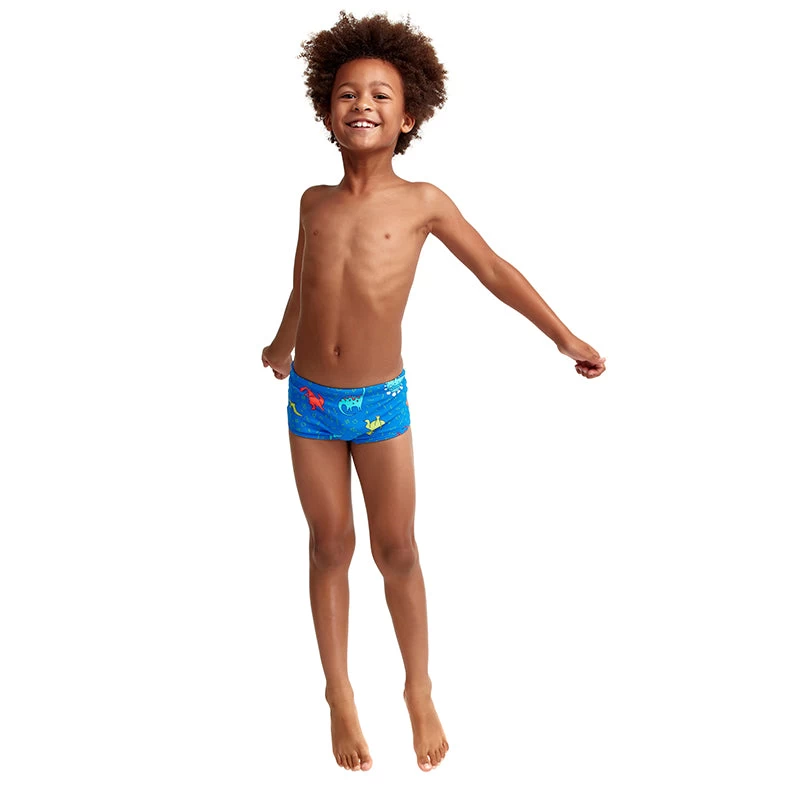 Funky Trunks - Dino Soup - Toddler Boys Printed Trunks - Image 4