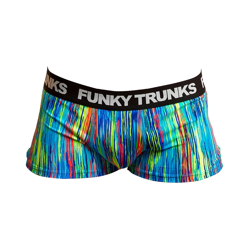 Funky Trunks - Dripping Paint - Mens Underwear Trunks - Image 2