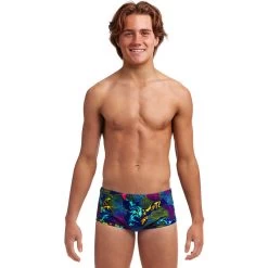 Funky Trunks - Oyster Saucy - Boys Sidewinder Trunks