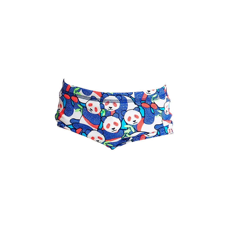 Funky Trunks - Pandamania Toddler Boys Eco Printed Trunk - Image 2