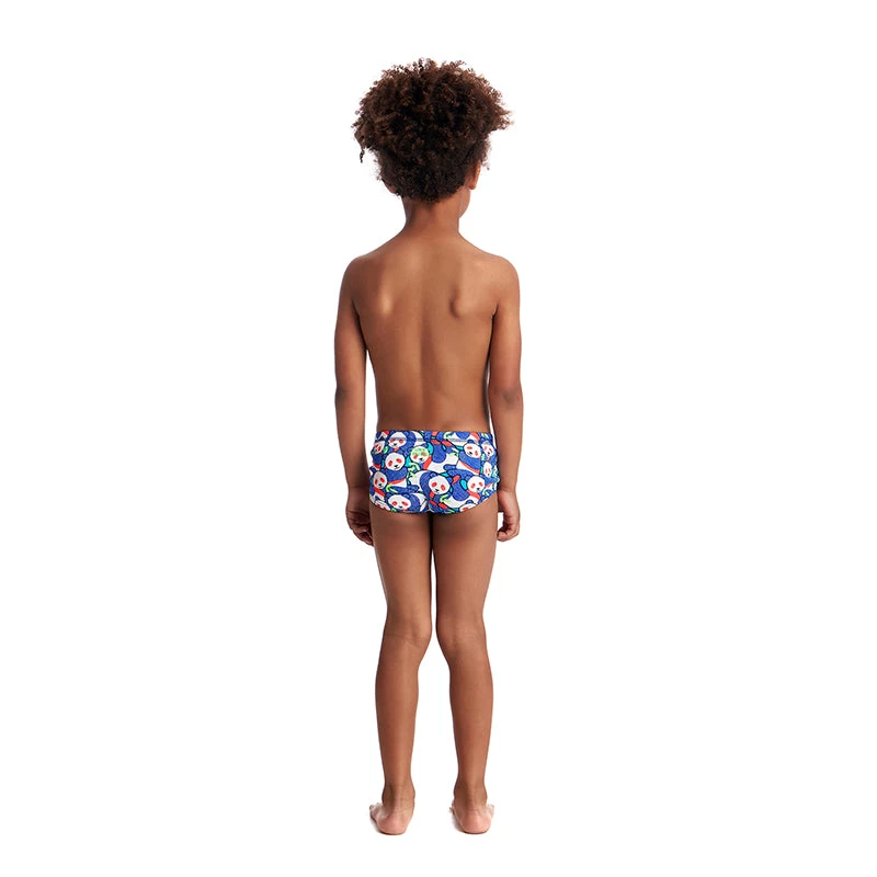 Funky Trunks - Pandamania Toddler Boys Eco Printed Trunk - Image 3