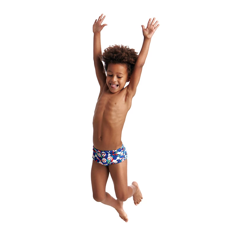 Funky Trunks - Pandamania Toddler Boys Eco Printed Trunk - Image 4