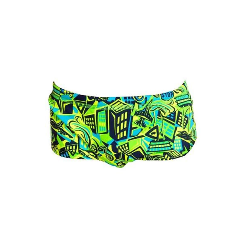 Funky Trunks - Petrol Pants Toddler Boys Trunks - Image 2